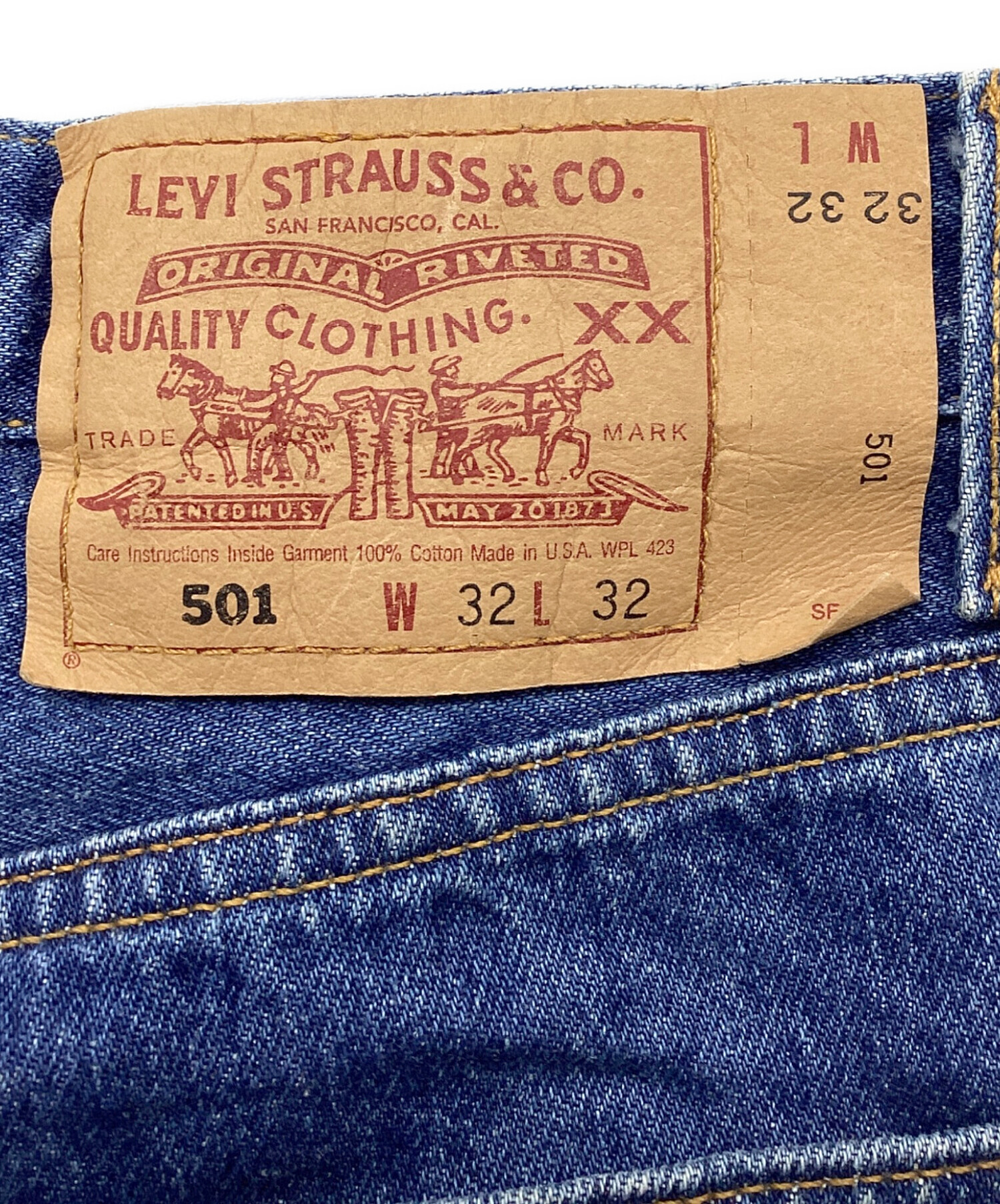 中古・古着通販】LEVI'S (リーバイス) LEVI'S 501 USA製 96年製 ボタン
