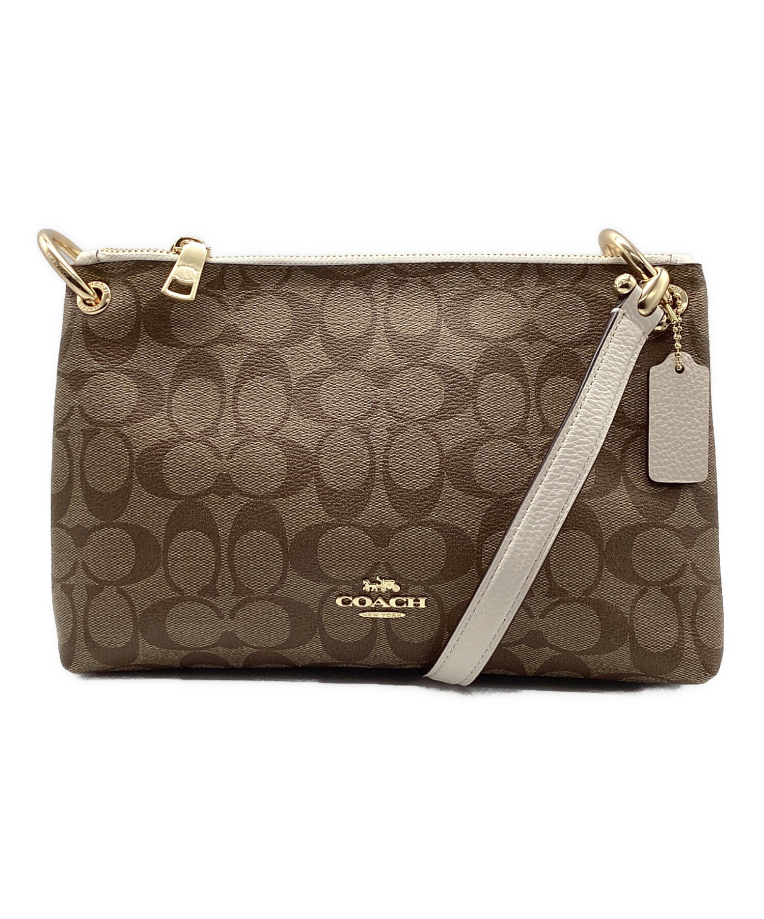 中古・古着通販】COACH (コーチ) シグネチャー ショルダーバッグ