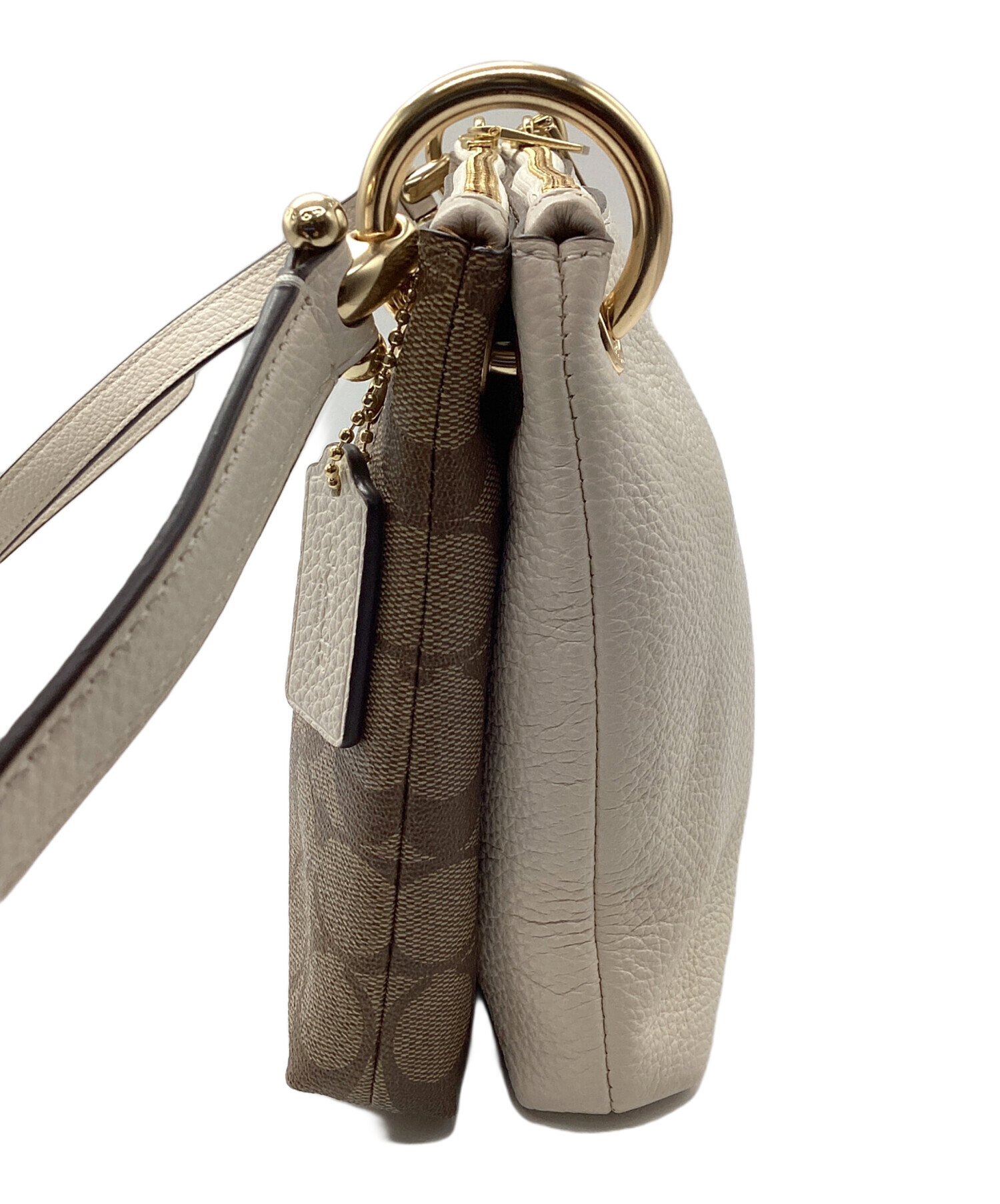 中古・古着通販】COACH (コーチ) シグネチャー ショルダーバッグ