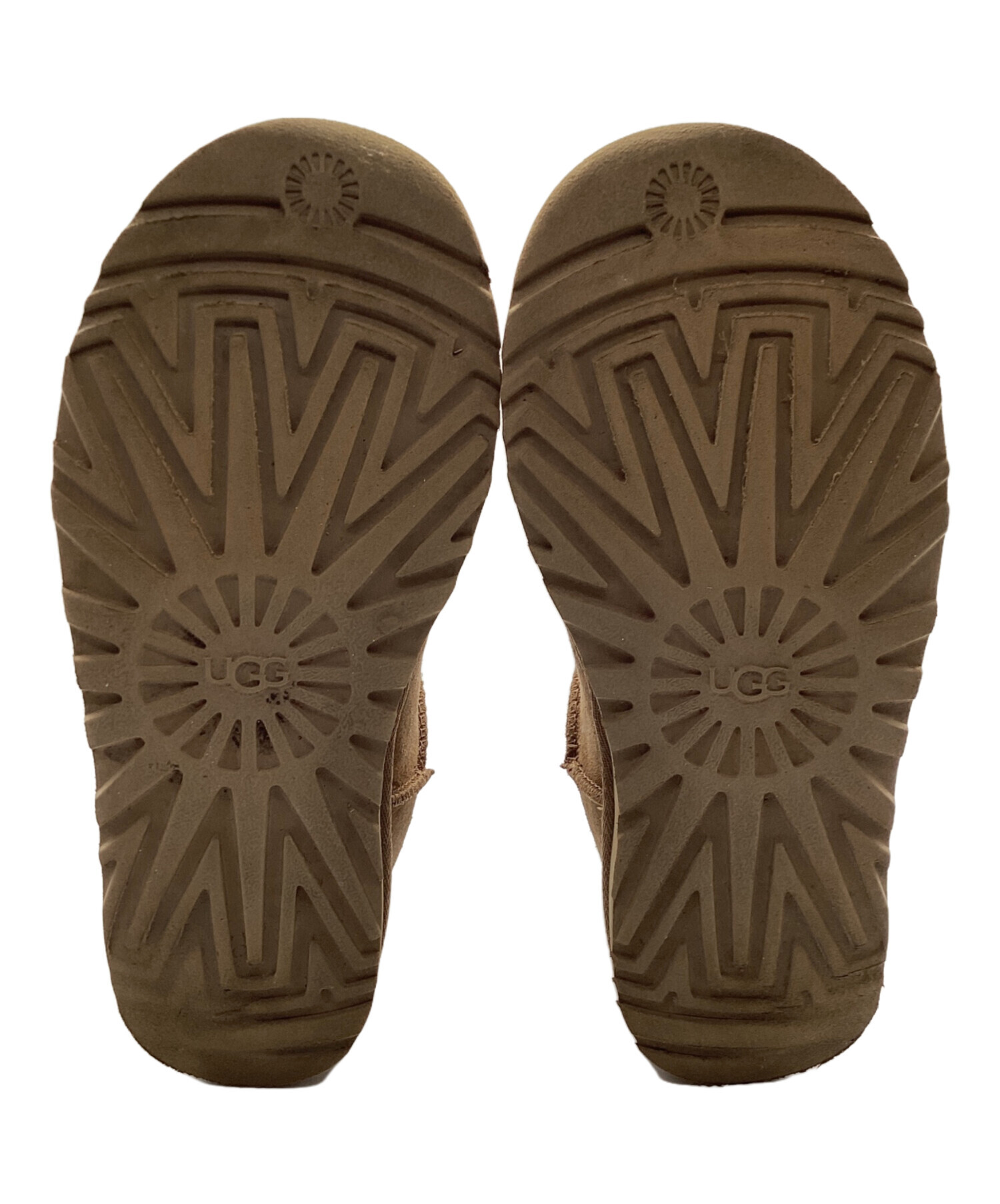 中古・古着通販】UGG (アグ) ダブルジップムートンブーツ ブラウン