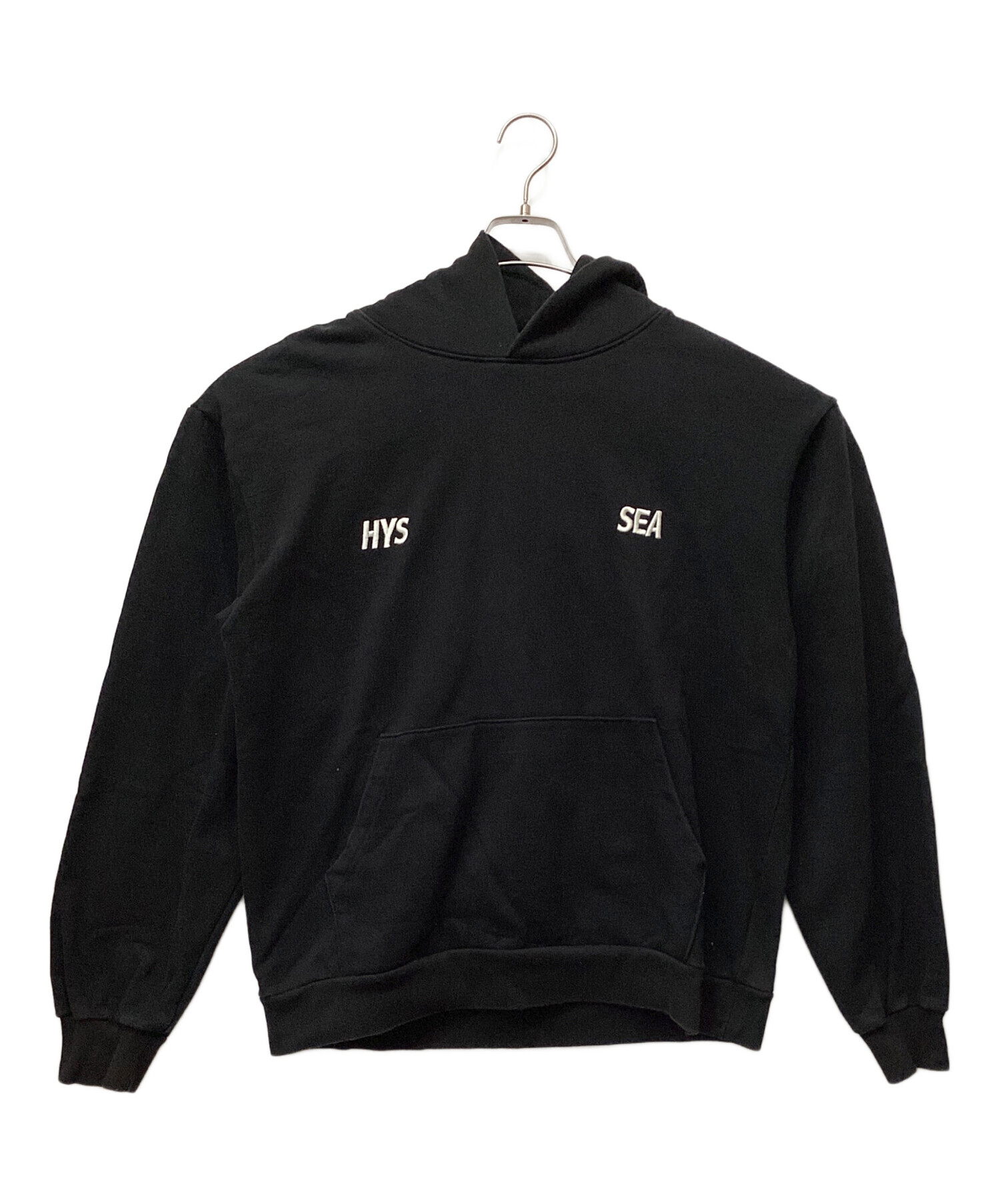 HYSTERIC GLAMOUR /WIND AND SEAブラックパーカー WIND AND SEA✖️ HYSTERIC GLAMOURパーカー Lブラック 3rd