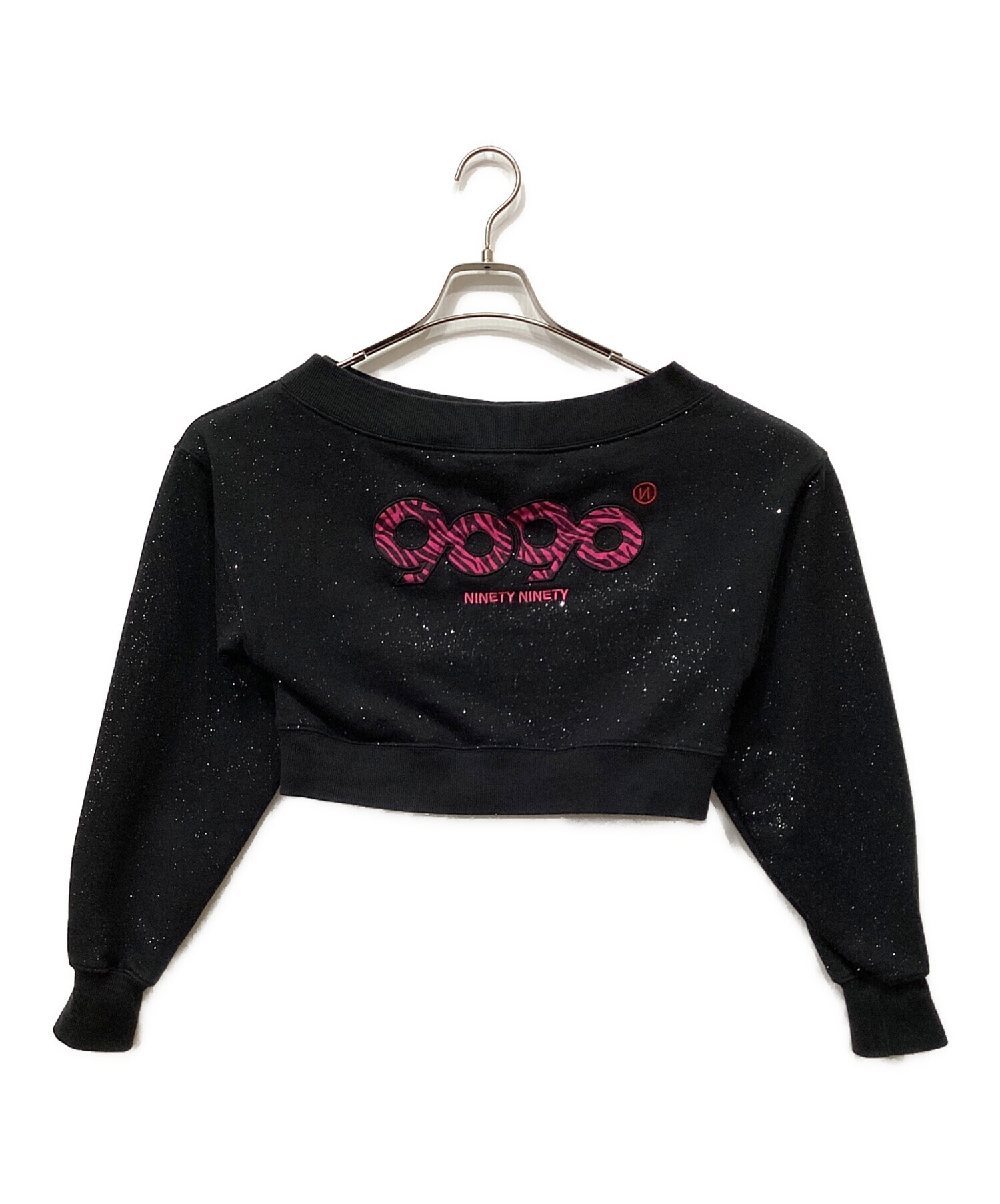 中古・古着通販】9090 (9090) オフショルダースウェット ブラック