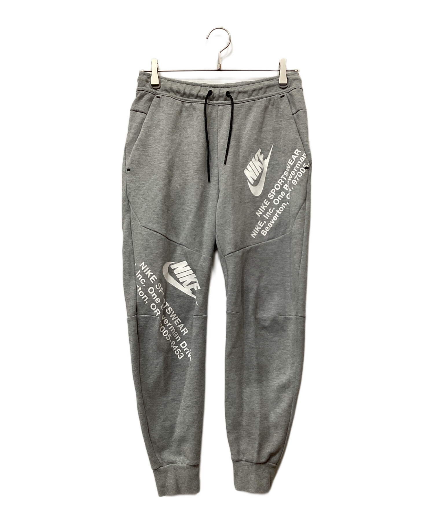 NIKE OLD 00s FITナイキ グレー 上下セット セットアップ ナイロンジャージ ナイキ NIKE 00s セットアップ　ジャージ　L ウォーキング・ランニングウェア