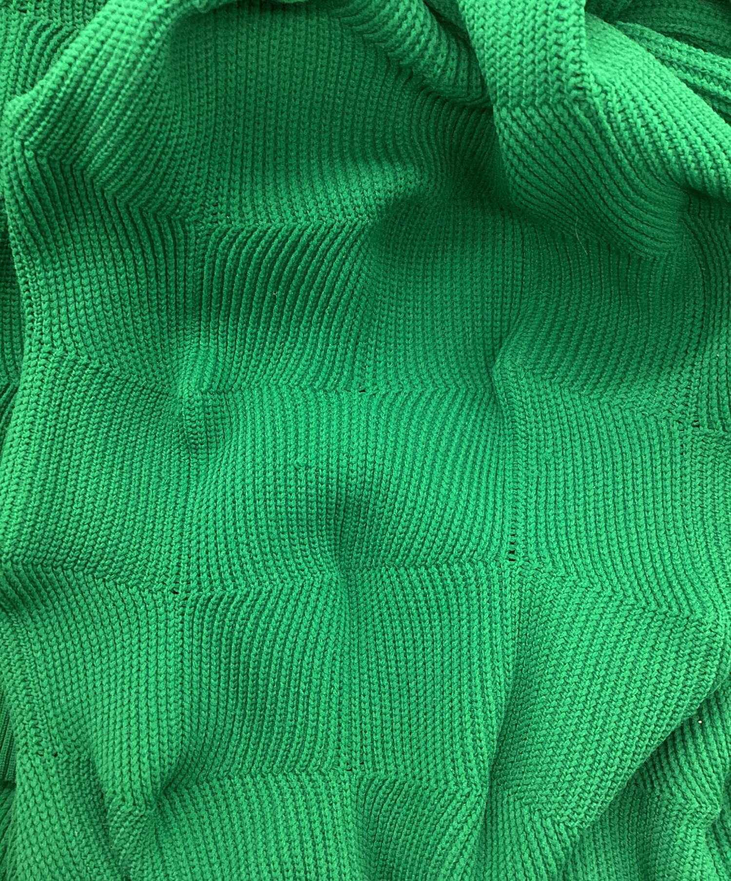 中古・古着通販】stein (シュタイン) BUMPY PATTERNED KNIT グリーン 