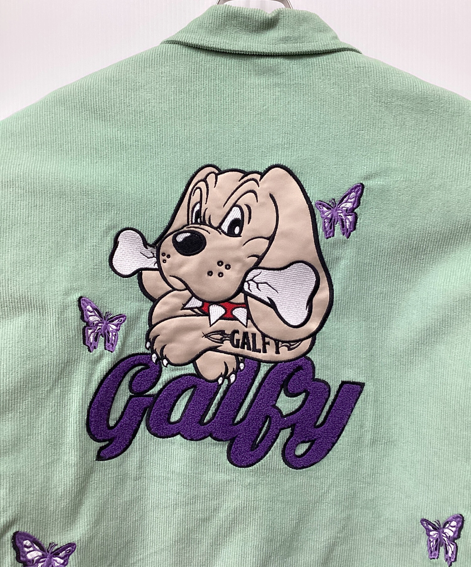 中古・古着通販】GALFY (ガルフィー) コーデュロイスタジャン グリーン 