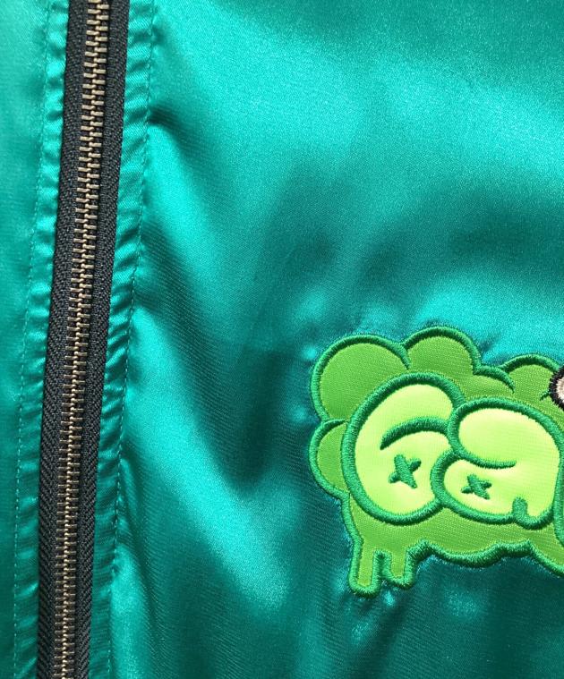 中古・古着通販】GALFY (ガルフィー) リバーシブルスカジャン グリーン