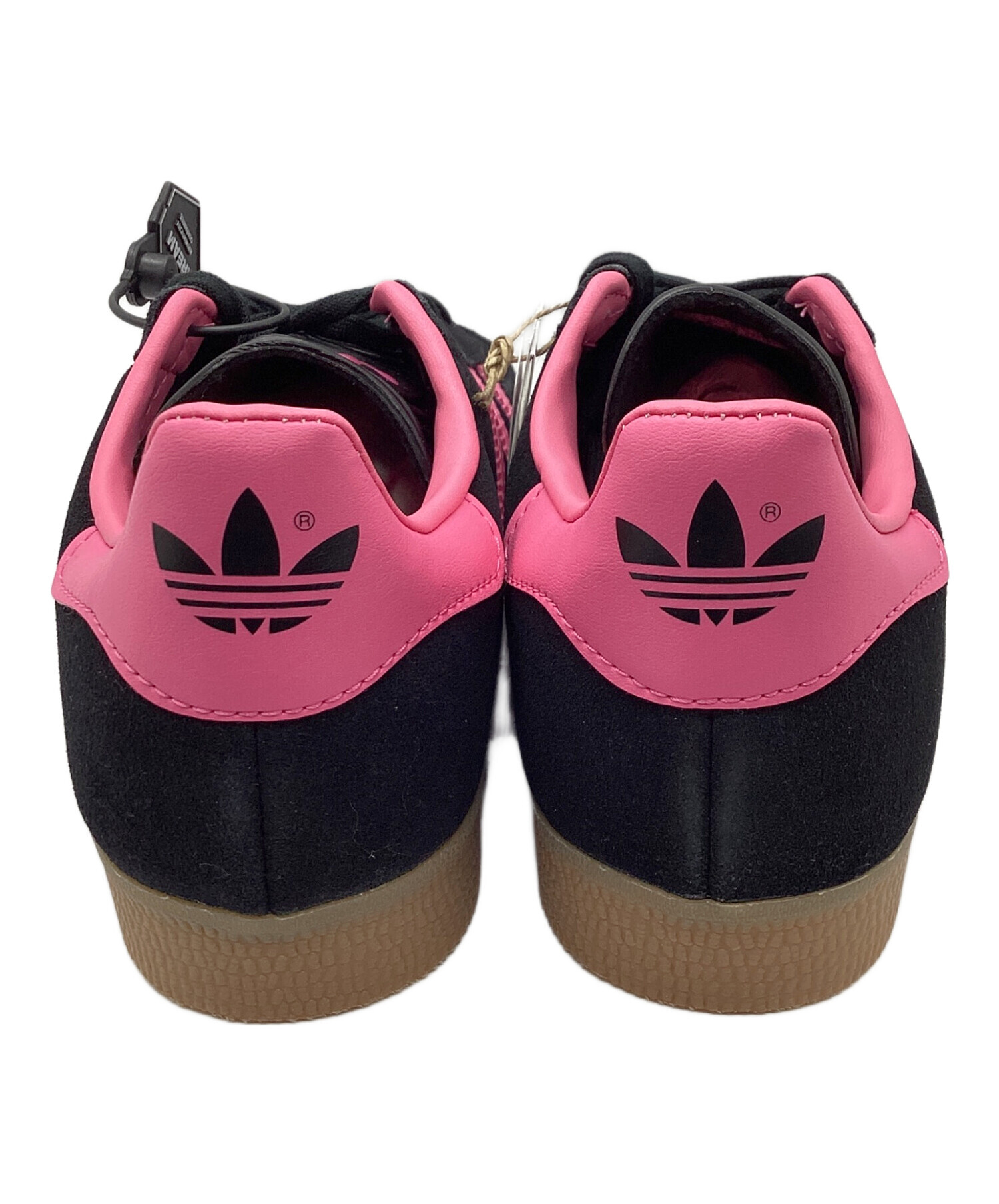 アディダス GAZELLE ピンク ブラック スニーカー23.5cm 中古・古着通販】adidas (アディダス) GAZELLE(ガゼル) ブラック