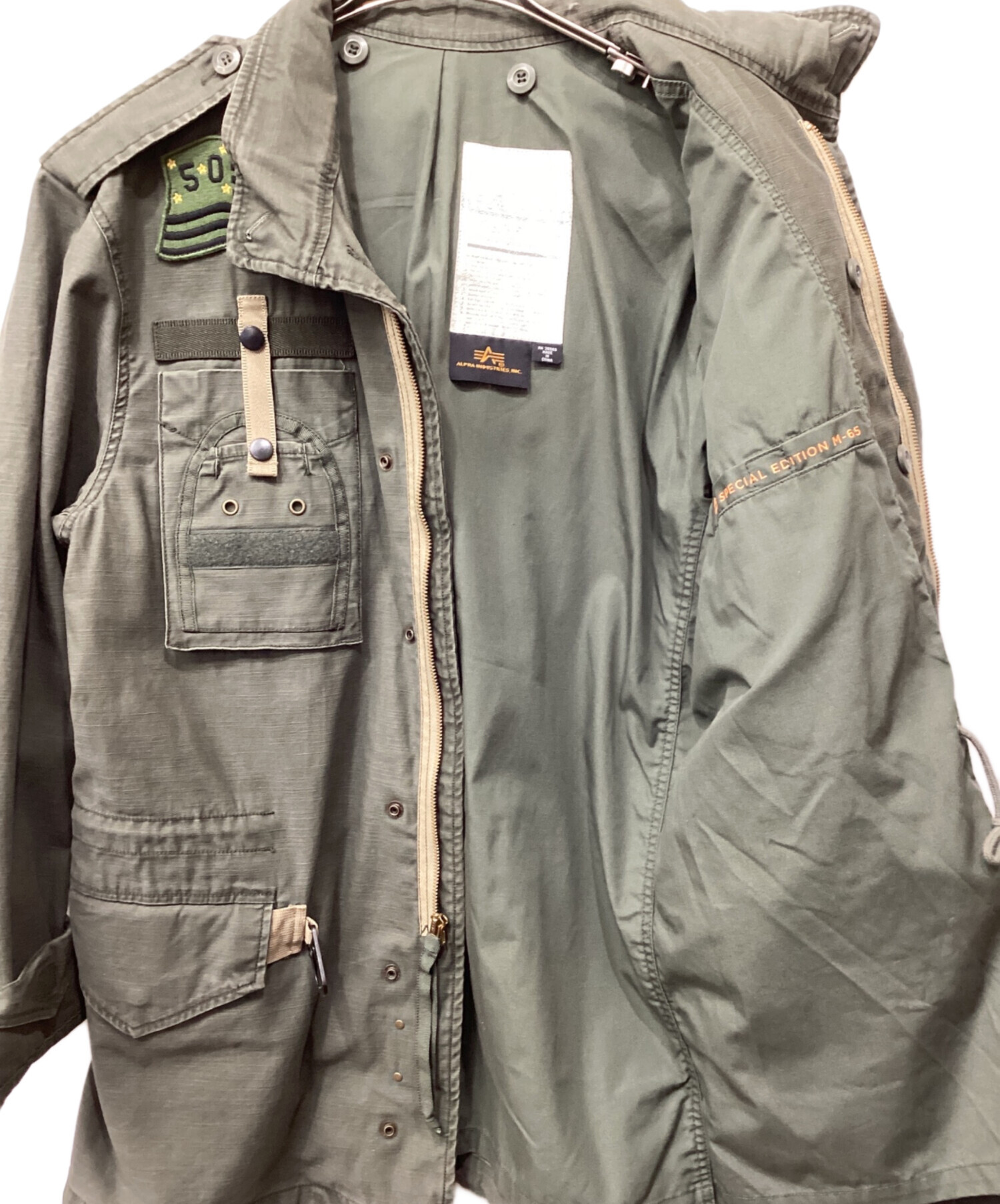 中古・古着通販】ALPHA INDUSTRIES (アルファインダストリーズ) M-65