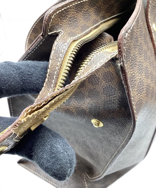中古・古着通販】CELINE (セリーヌ) マカダム柄 トートバッグ ブラウン