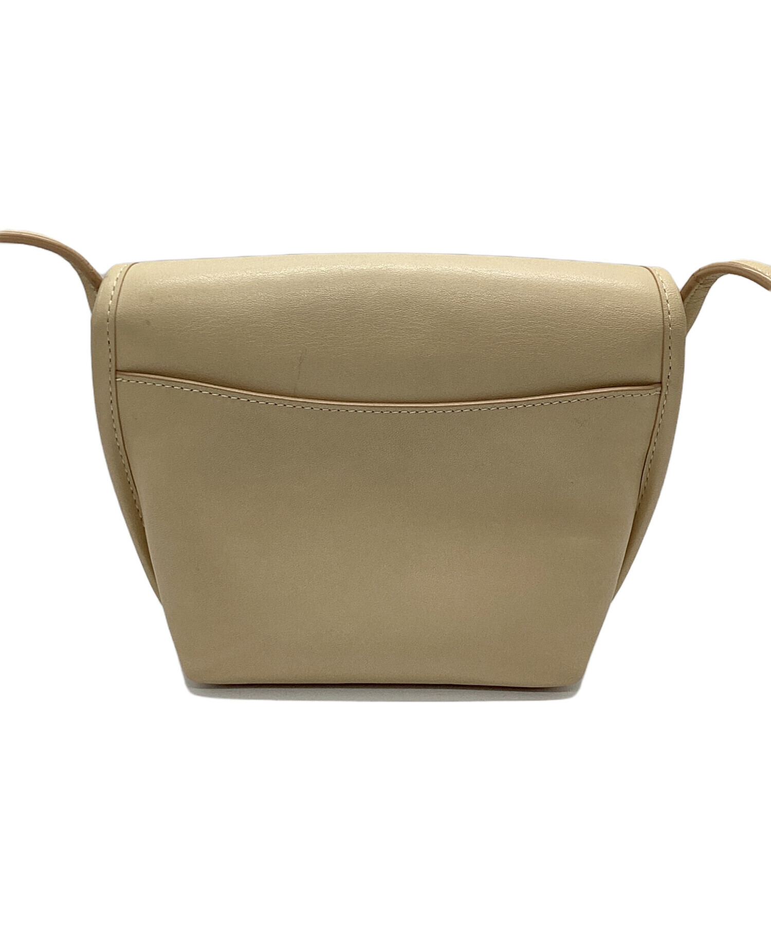 鑑定済み OLD COACH ヴィンテージ ショルダーバッグ レザー ベージュ 中古・古着通販】COACH (コーチ) OLD COACH ミニショルダーバッグ