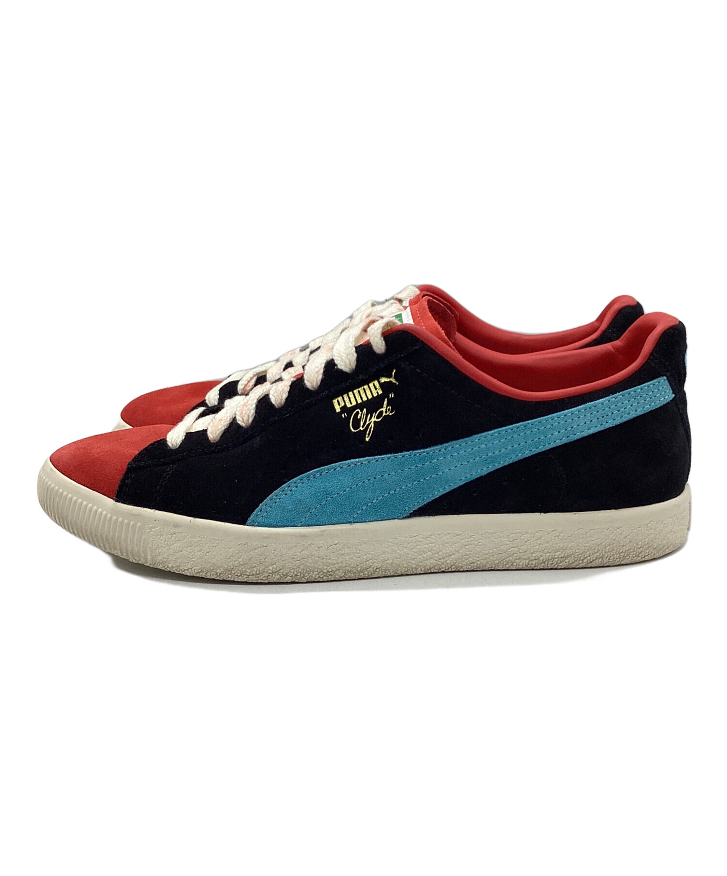 Puma スニーカー 青・黒・赤 size 27CM 中古・古着通販】PUMA (プーマ) CLYDE OG(クライド OG) ネイビー