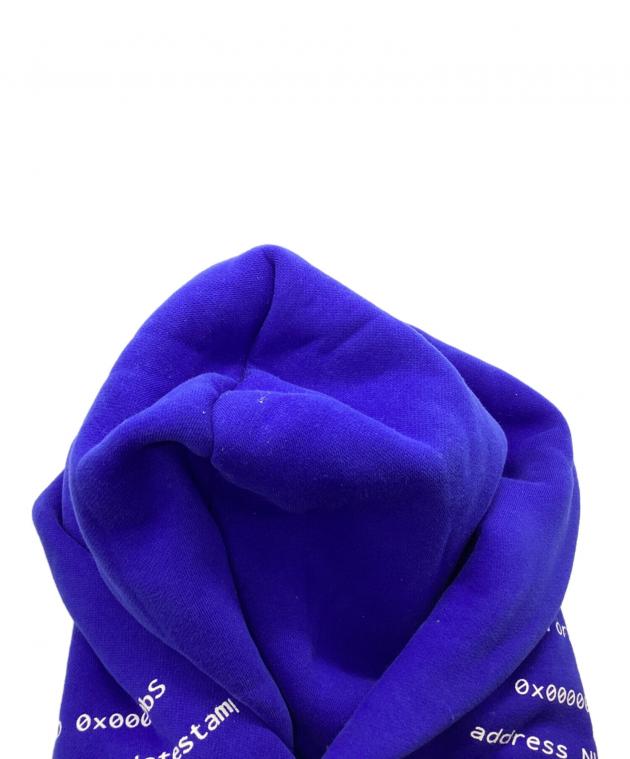 中古・古着通販】lilonesock (-) error hoodie ブルー サイズ:XS