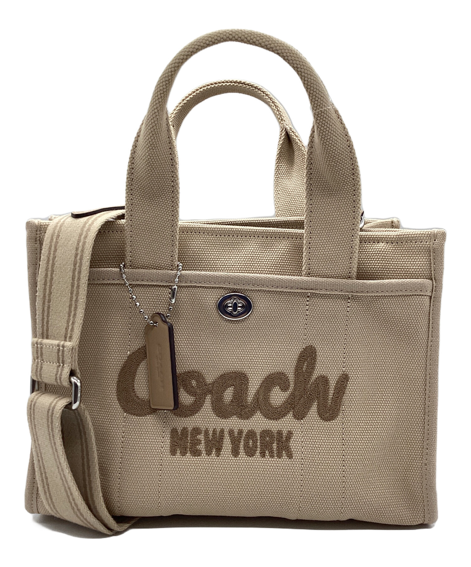 中古・古着通販】COACH (コーチ) カーゴ トート26 ブラウン｜ブランド