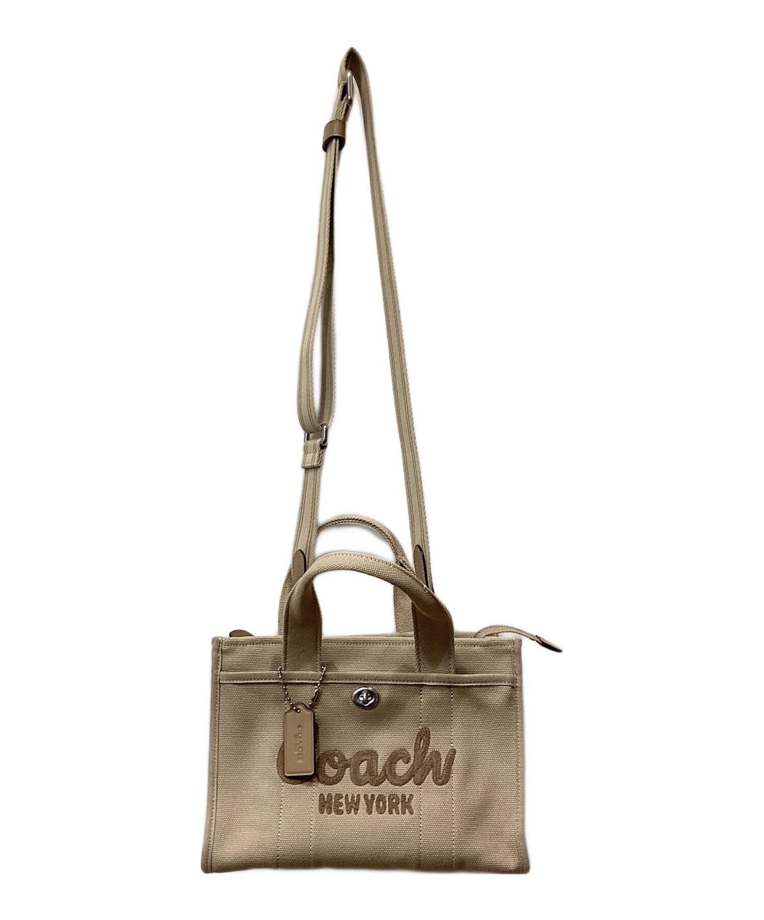 中古・古着通販】COACH (コーチ) カーゴ トート26 ブラウン｜ブランド