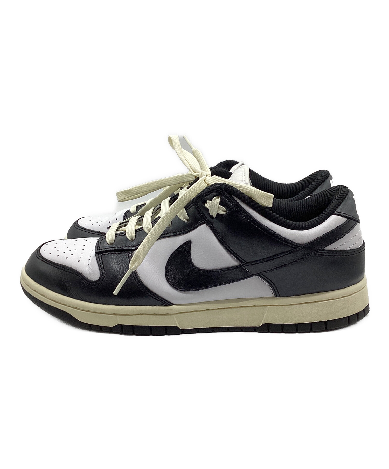 中古・古着通販】NIKE (ナイキ) DUNK LOW PRM ブラック×ホワイト 