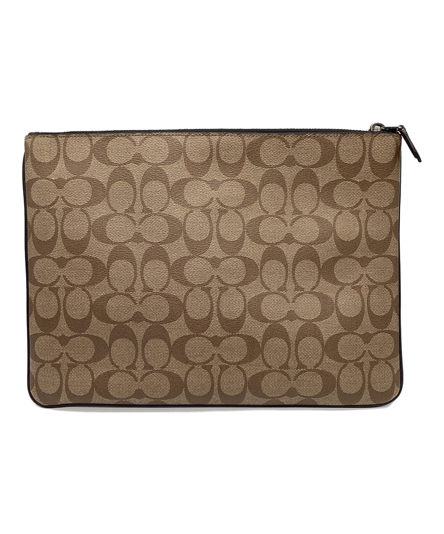 中古・古着通販】COACH (コーチ) クラッチバッグ シグネチャー 