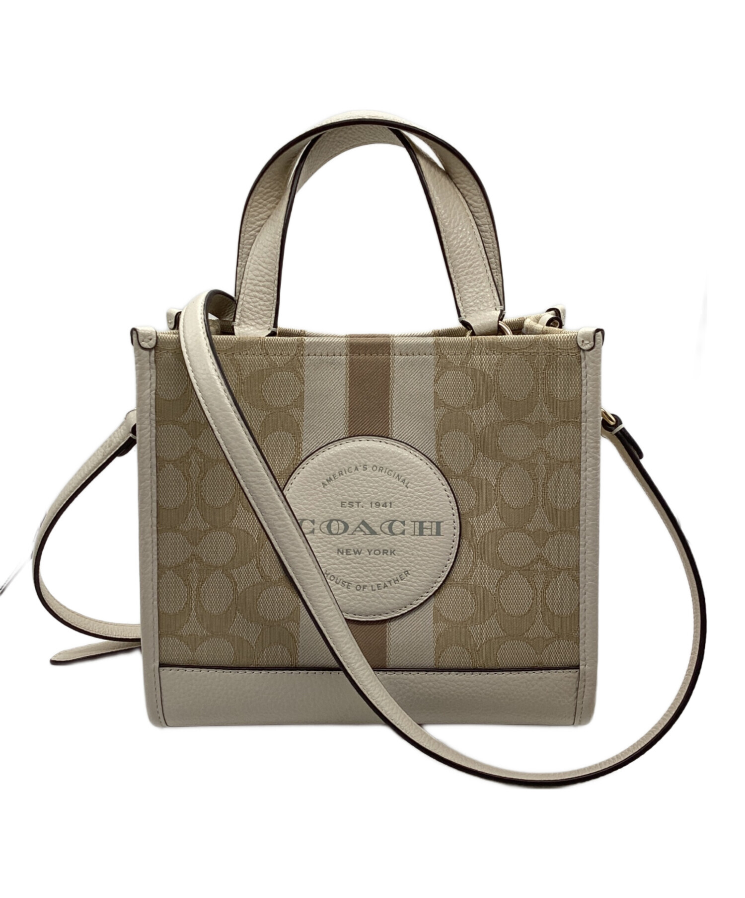 中古・古着通販】COACH (コーチ) デンプシートート22 シグネチャー 