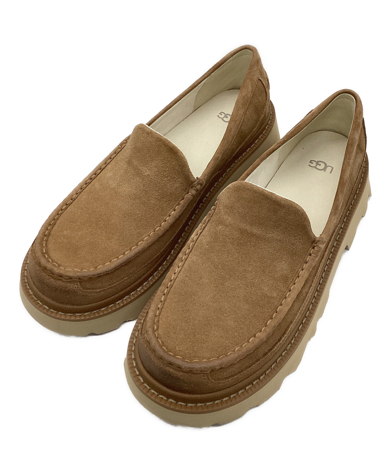 中古・古着通販】UGG (アグ) ローファー M ASCOT LUG ベージュ サイズ