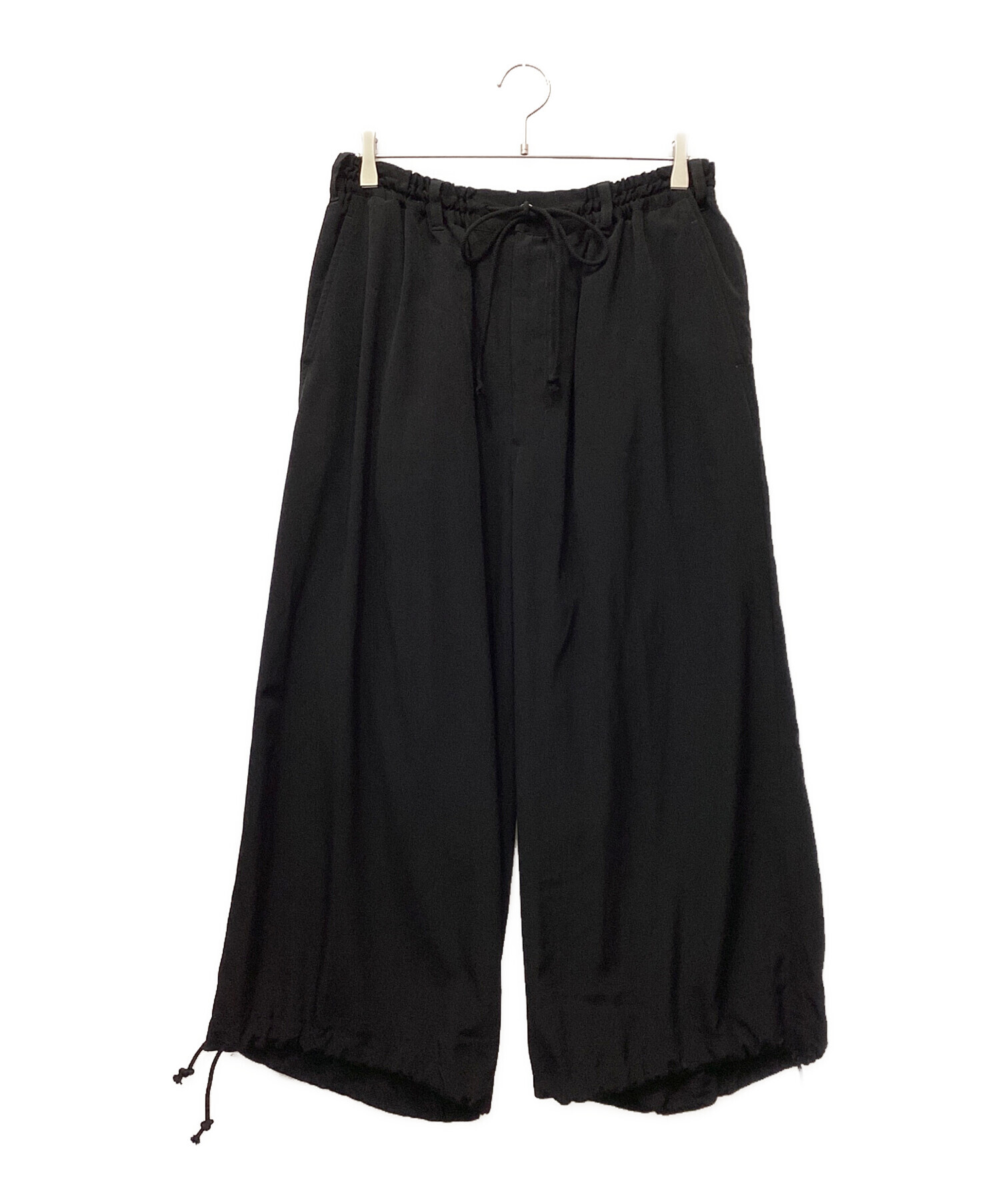 中古・古着通販】GROUND Y (グラウンドワイ) バルーンパンツ ブラック