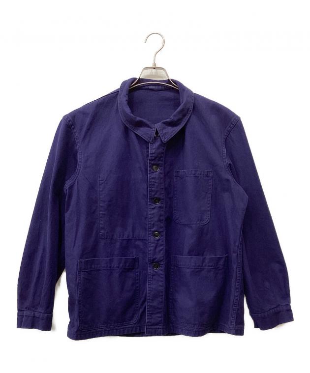 中古・古着通販】S.N.C JAMES (-) フレンチワークジャケット ネイビー