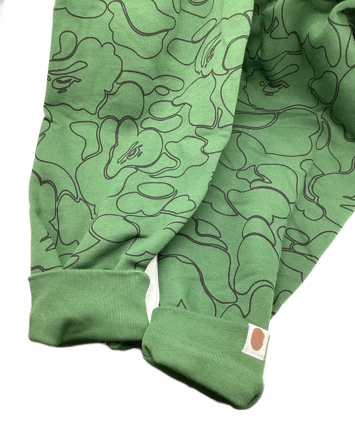 A BATHING APE アベイシングエイプ パーカー S 緑 【古着】【中古】【送料無料】 中古・古着通販】A BATHING APE (ア ベイシング エイプ) プルオーバー