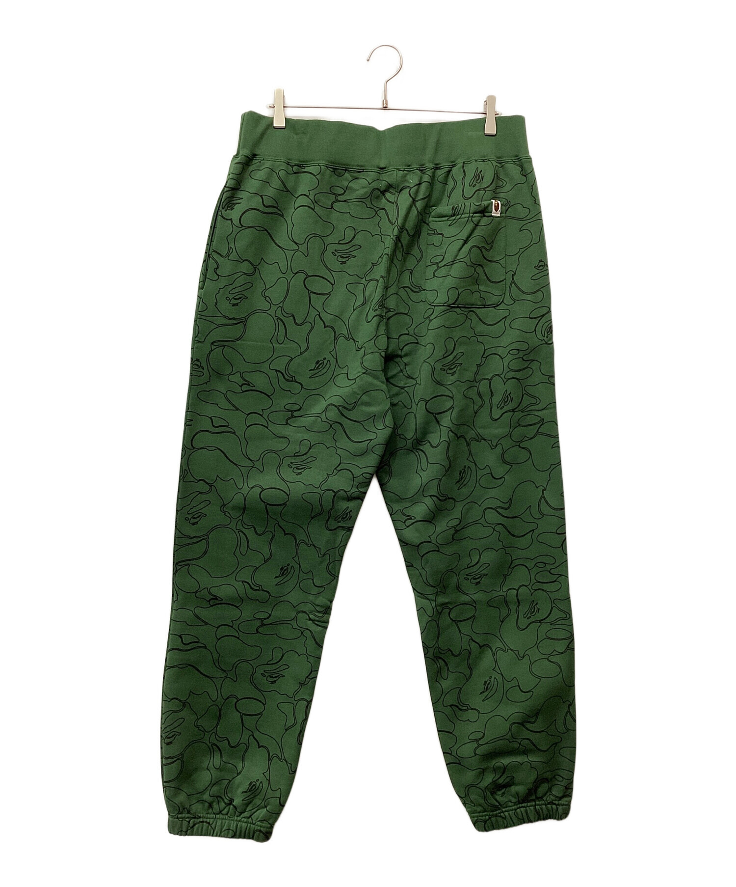 A BATHING APE パンツ Lサイズ グリーン 中古・古着通販】A BATHING APE (ア ベイシング エイプ) スウェット
