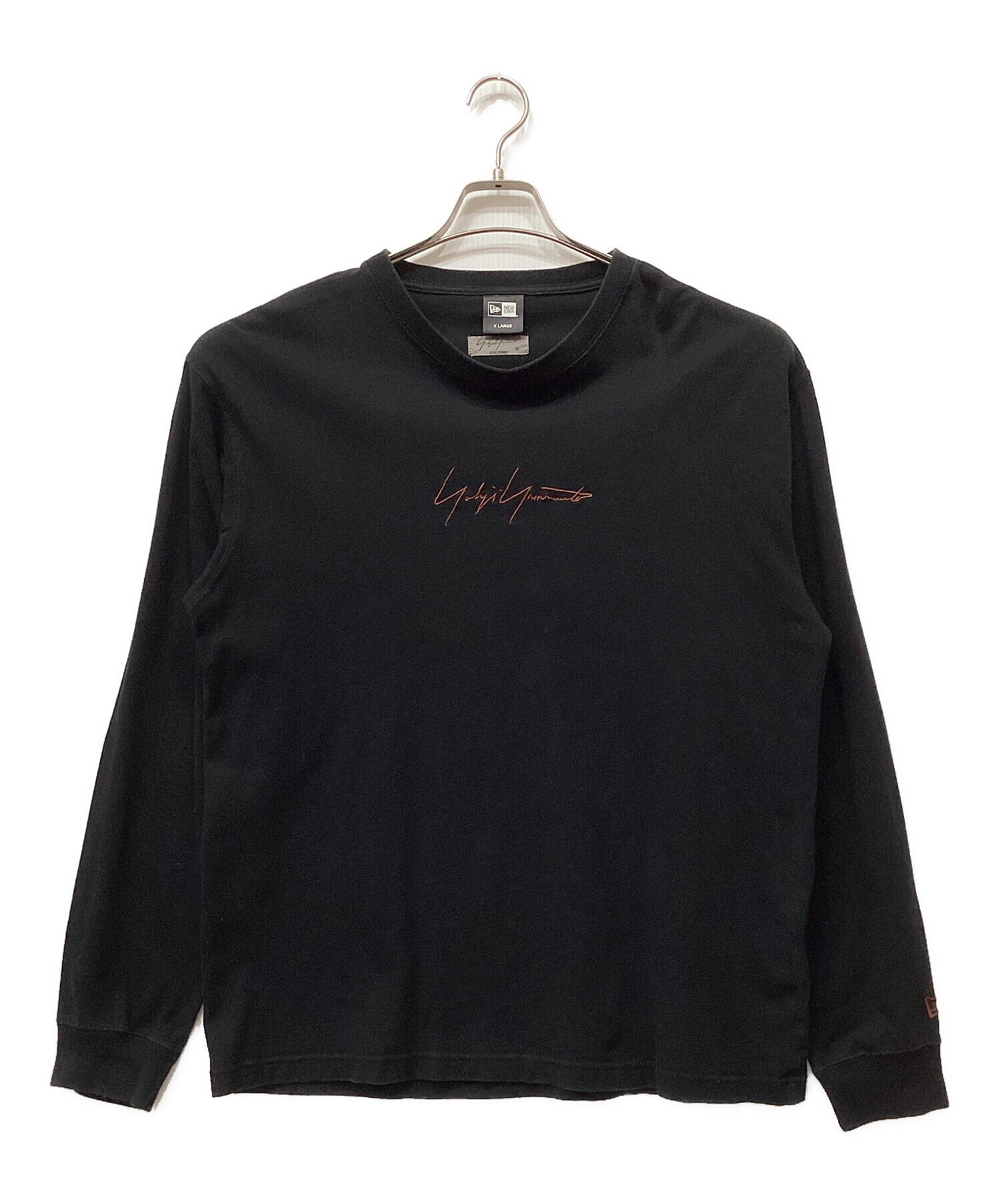 Yohji Yamamoto × NEWERA 長袖 ロンT XLサイズ 中古・古着通販】YOHJI YAMAMOTO (ヨウジヤマモト) New Era