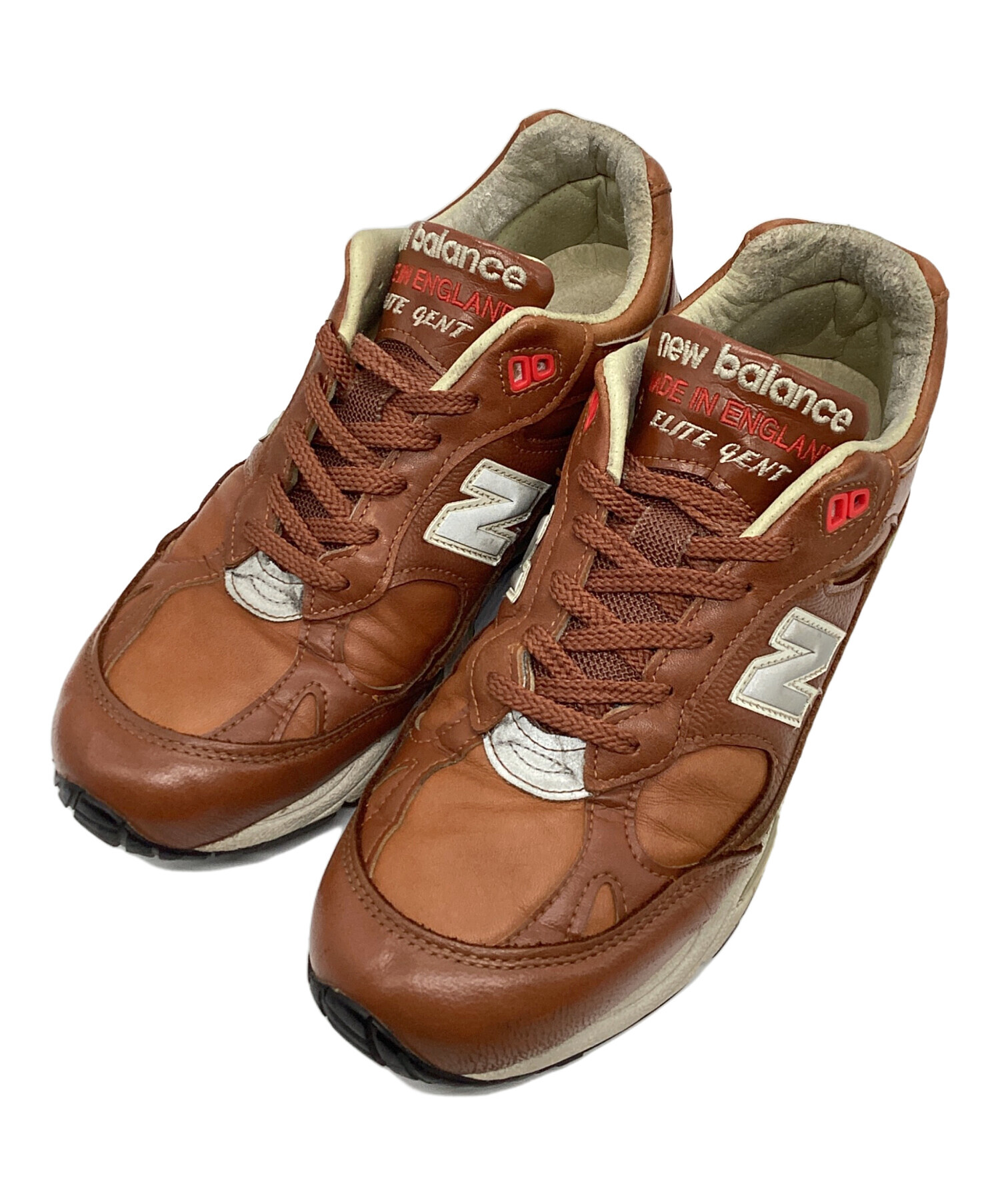 New Balance ELITE GENT M991 レザー　ブラウン 中古・古着通販】NEW BALANCE (ニューバランス) M991GNB Elite Gent
