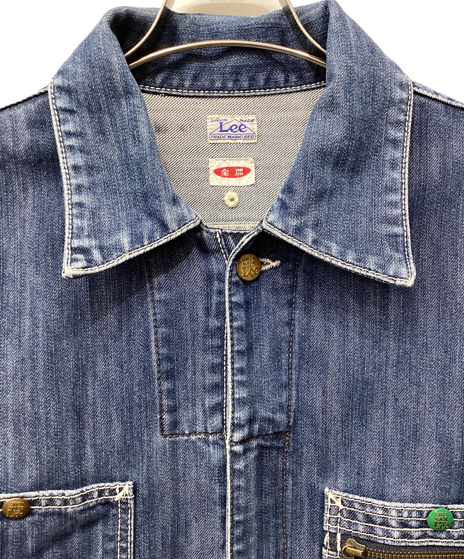 中古・古着通販】LEE (リー) つなぎ インディゴ サイズ:L｜ブランド