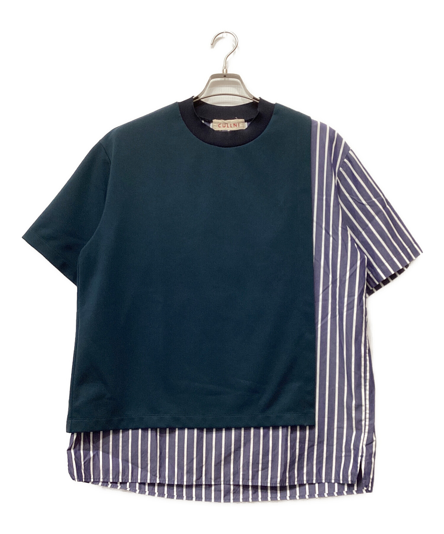 中古・古着通販】CULLNI (クルニ) 半袖カットソー グリーン サイズ:2 