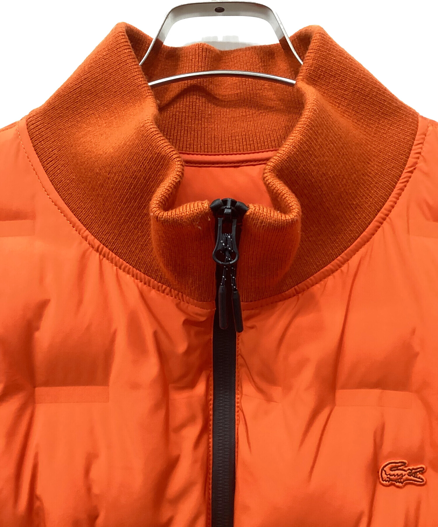 中古・古着通販】LACOSTE (ラコステ) 中綿ジャケット オレンジ サイズ