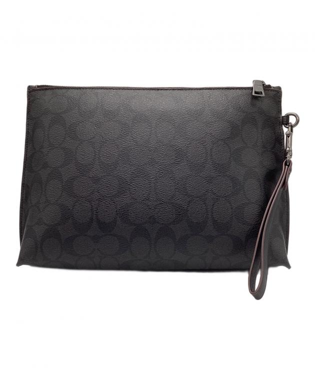 中古・古着通販】COACH (コーチ) クラッチバッグ ブラック｜ブランド