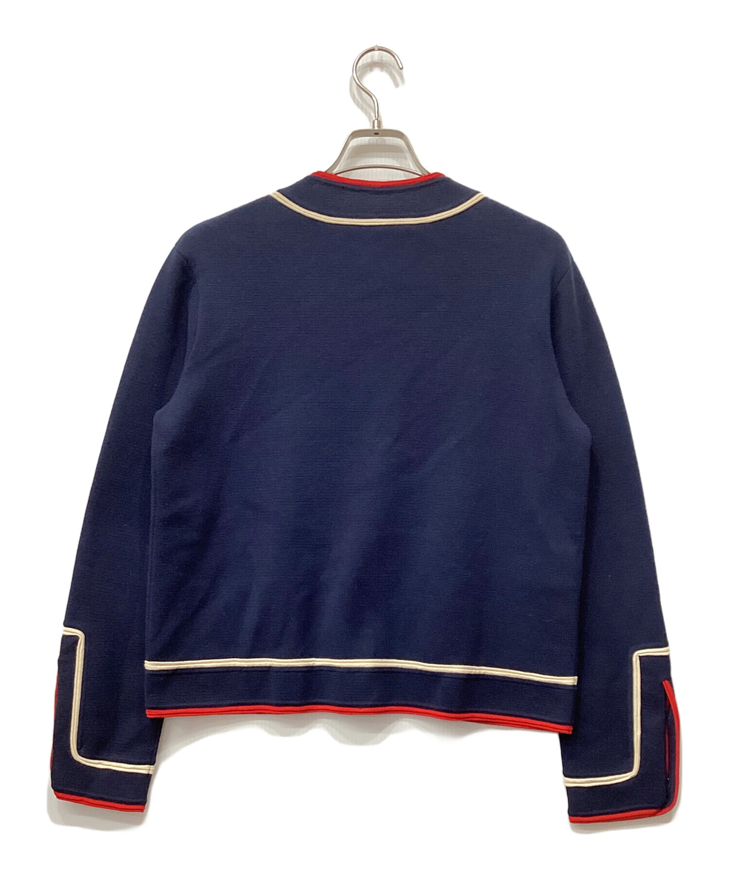 最終お値下げ！美品GUCCI ネイビー カーディガン 中古・古着通販】GUCCI (グッチ) カーディガン ネイビー サイズ:S