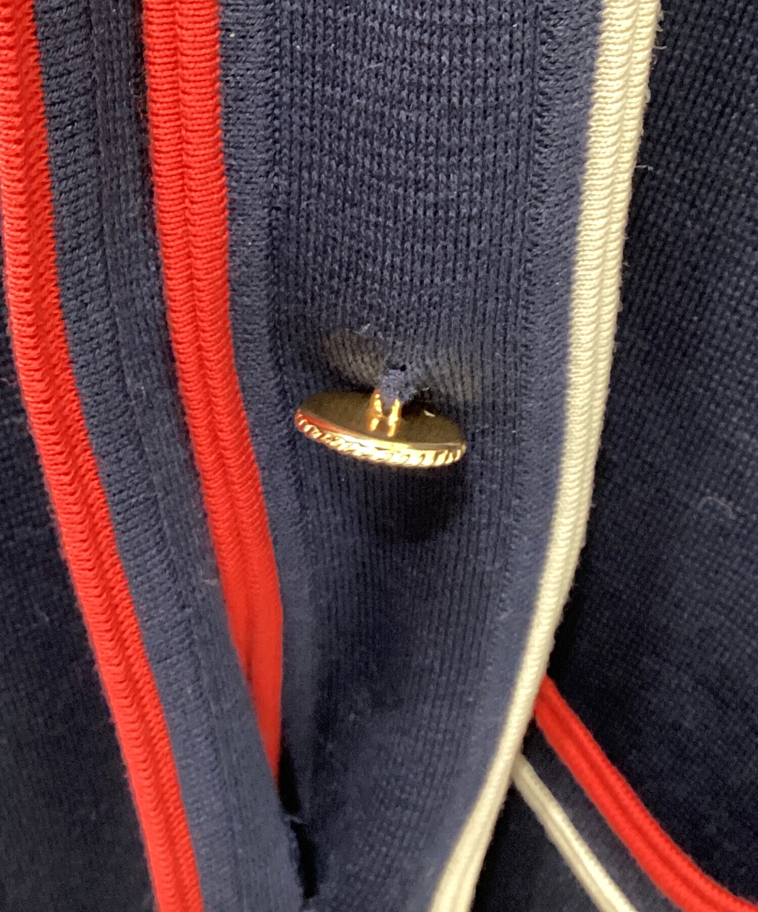 中古・古着通販】GUCCI (グッチ) カーディガン ネイビー サイズ:S
