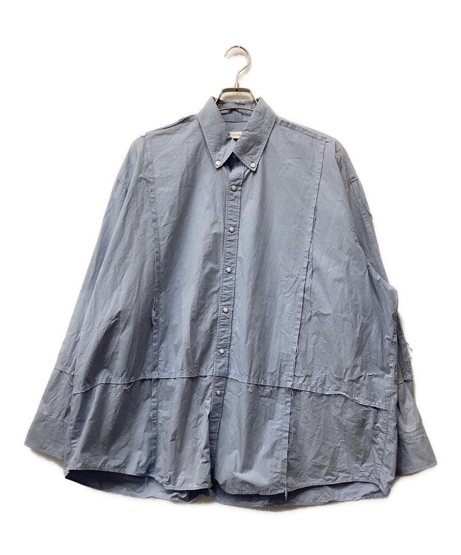 中古・古着通販】jieda (ジエダ) B.D CUTTING OVER SHIRT ブルー