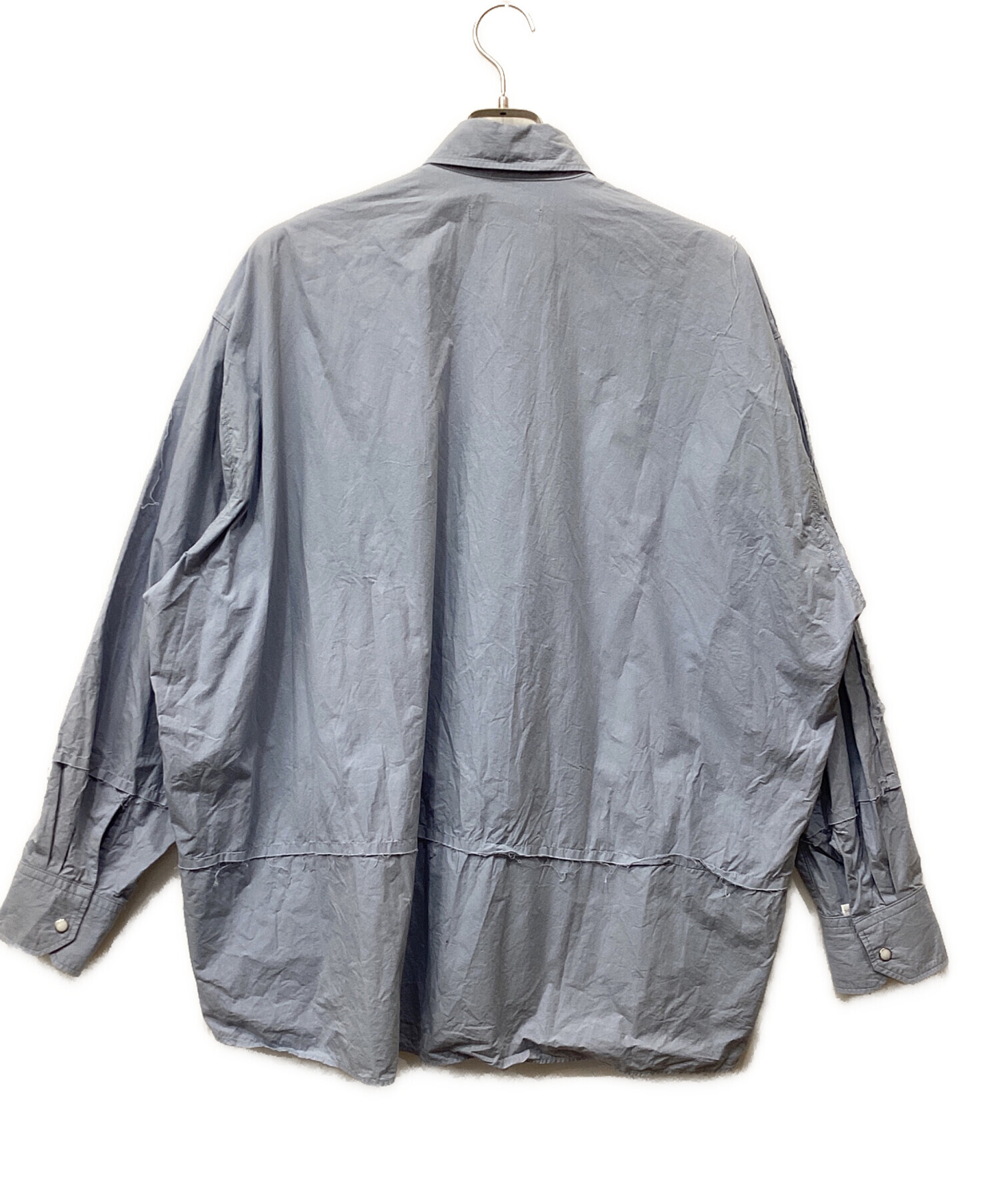中古・古着通販】jieda (ジエダ) B.D CUTTING OVER SHIRT ブルー