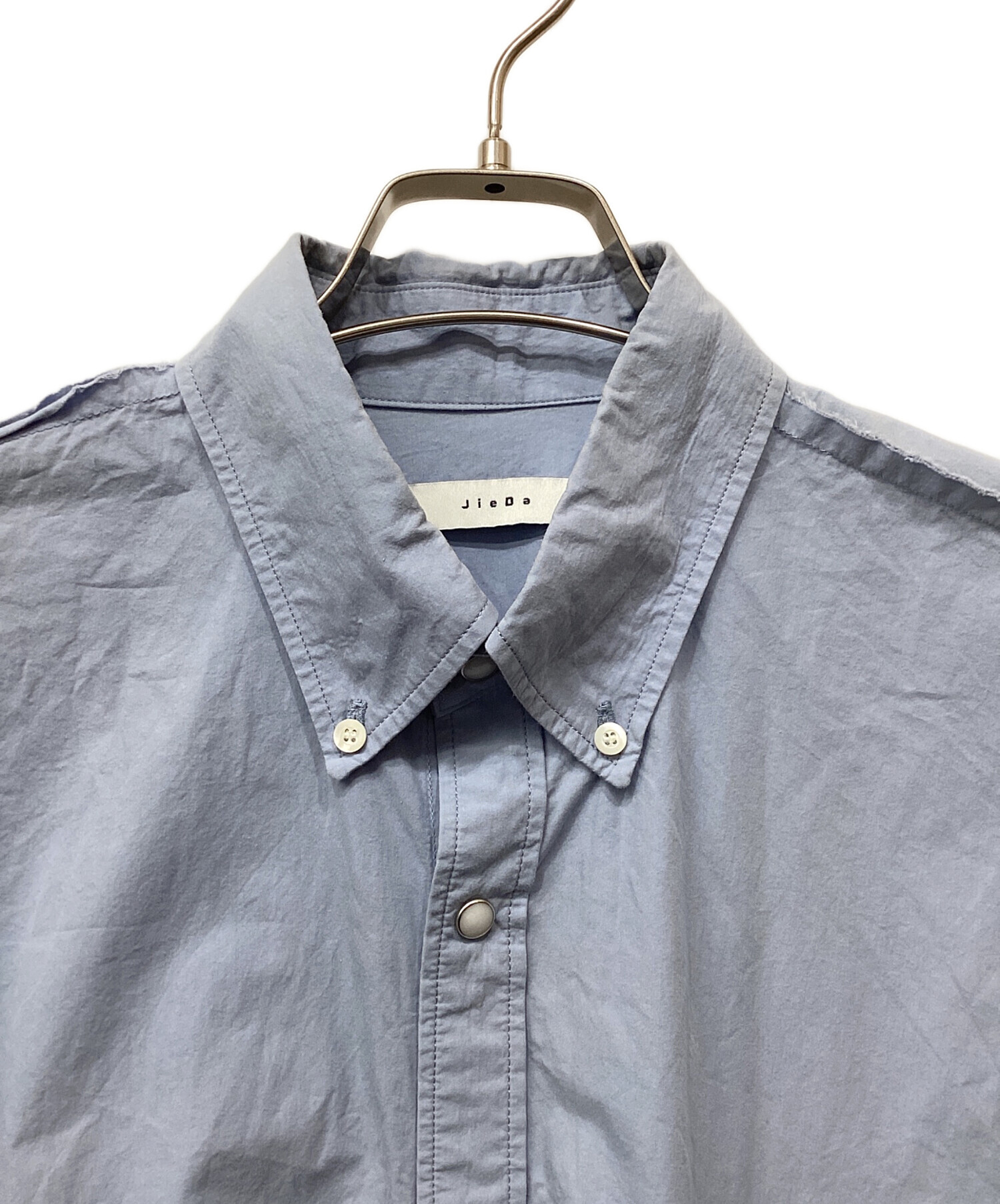 中古・古着通販】jieda (ジエダ) B.D CUTTING OVER SHIRT ブルー