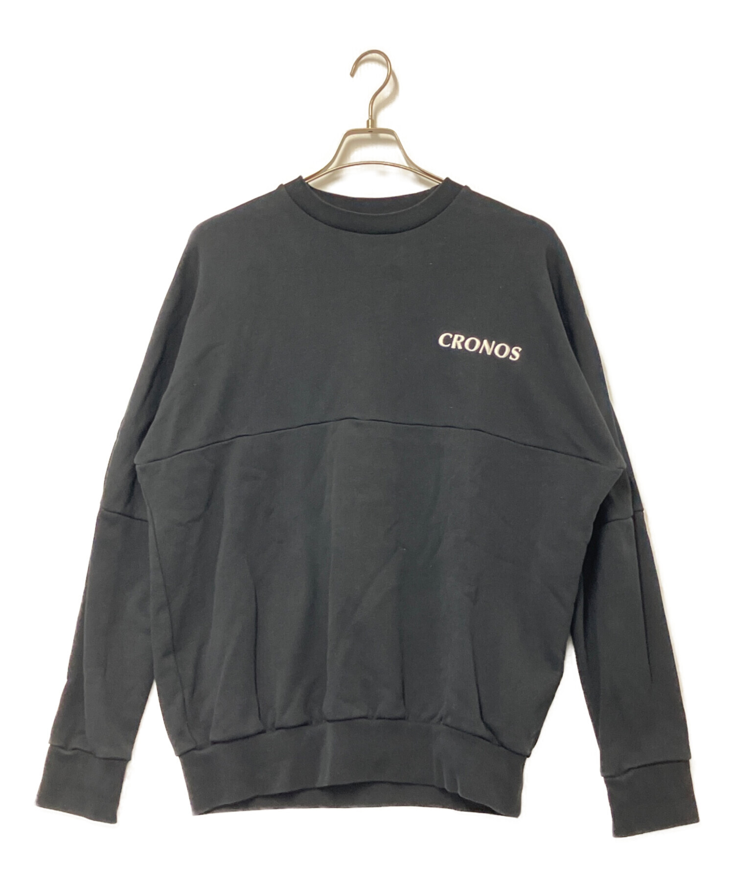 中古・古着通販】CRONOS (クロノス) スウェット ブラック サイズ:36(S
