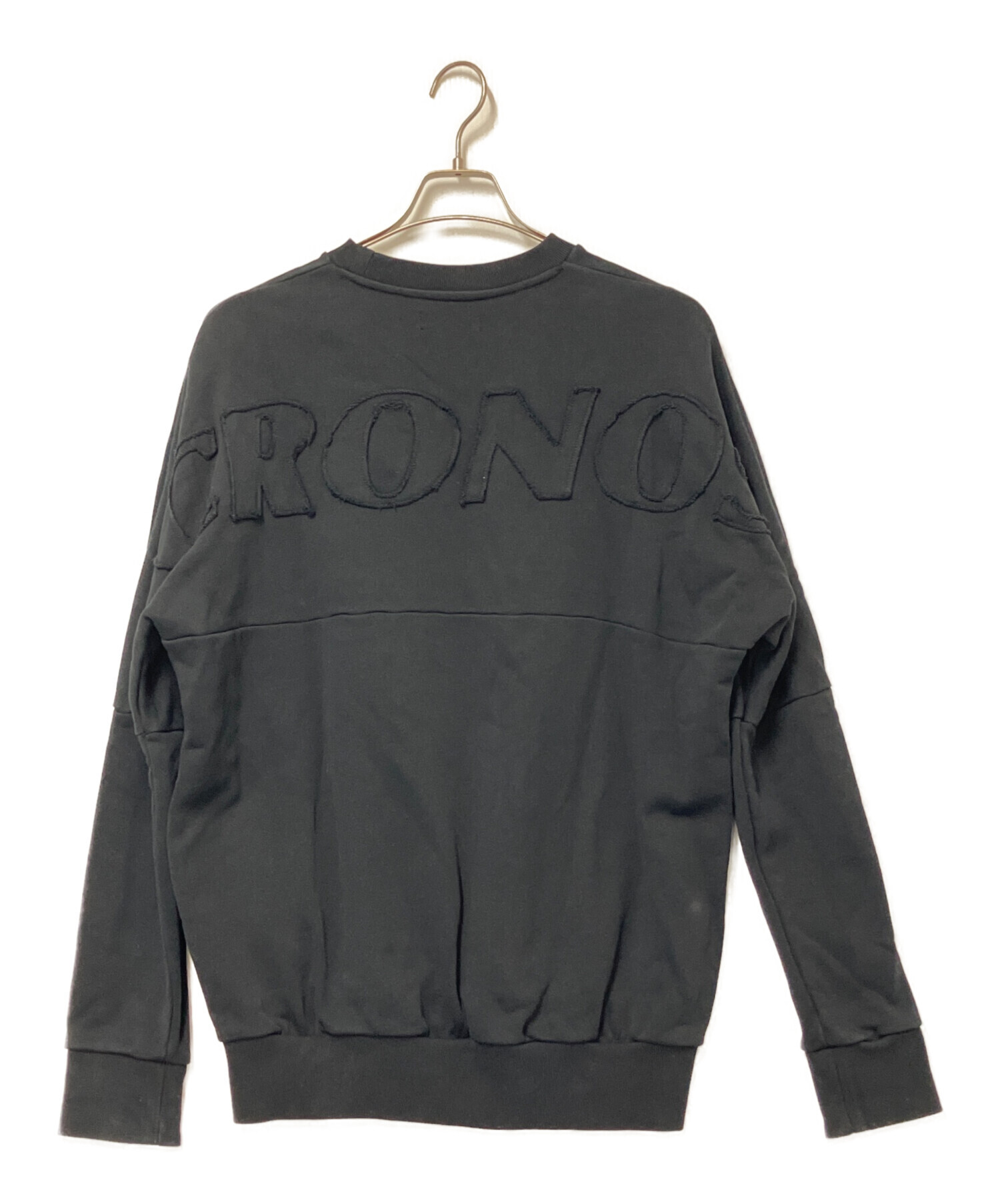CRONOS クロノス　36(S) 中古・古着通販】CRONOS (クロノス) スウェット ブラック サイズ:36(S