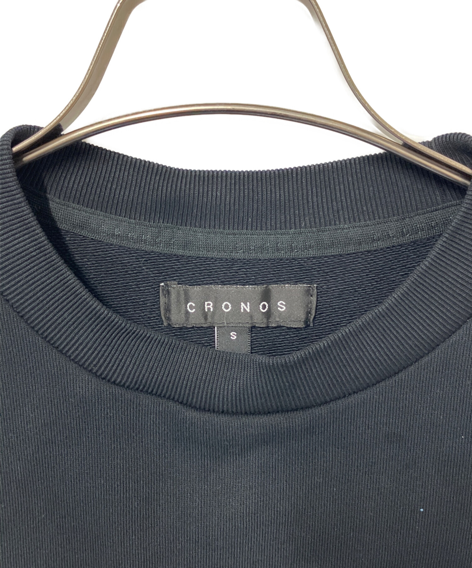 中古・古着通販】CRONOS (クロノス) スウェット ブラック サイズ:36(S