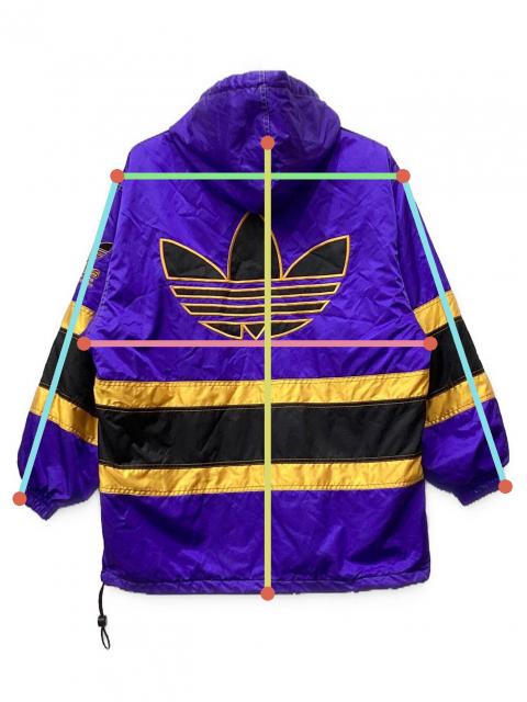 中古・古着通販】adidas (アディダス) ハーフジップナイロンジャケット