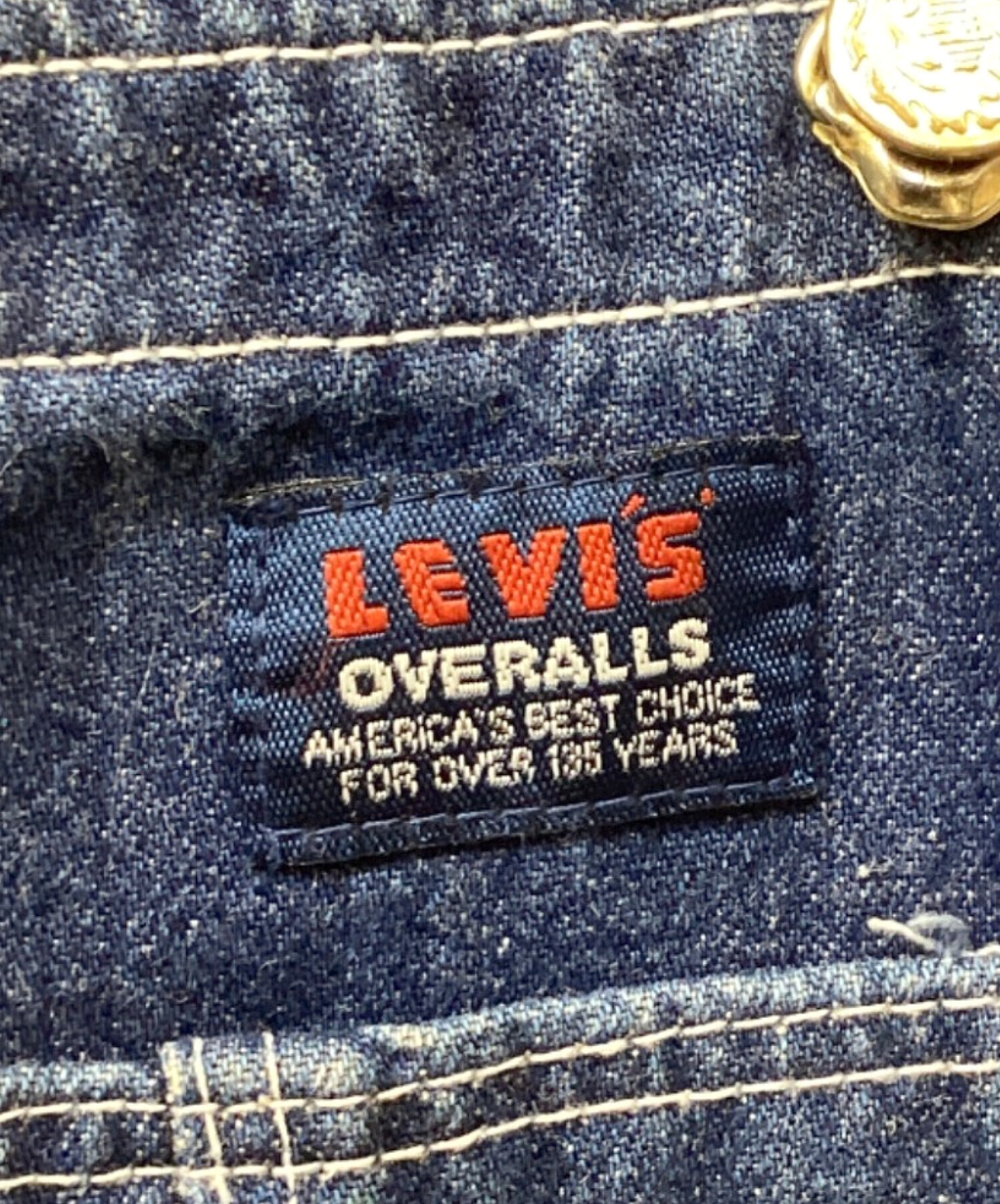 中古・古着通販】LEVI'S (リーバイス) デニムオーバーオール 90s