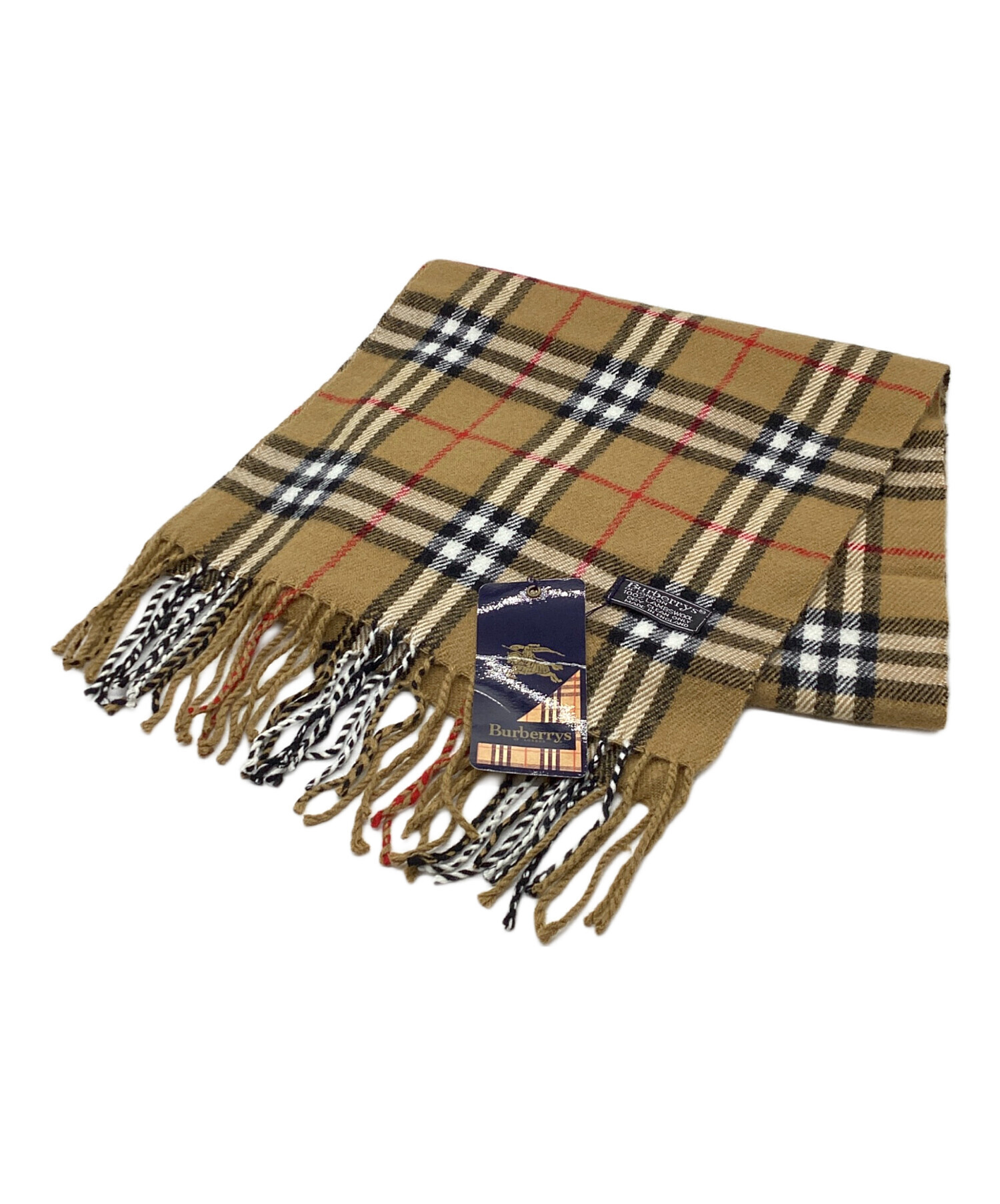 Burberry's チェック柄マフラー　出張時、ロンドン店で購入　新品 Burberry's チェック柄マフラー 出張時、ロンドン店で購入 新品の通販