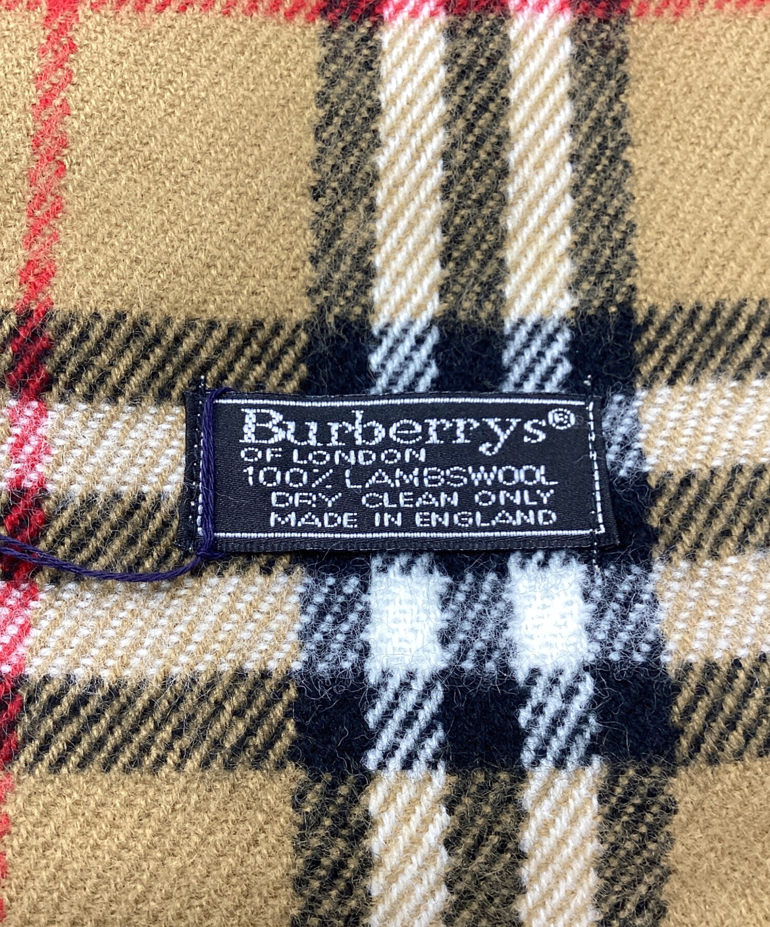 中古・古着通販】Burberry's (バーバリー) マフラー ノバチェック