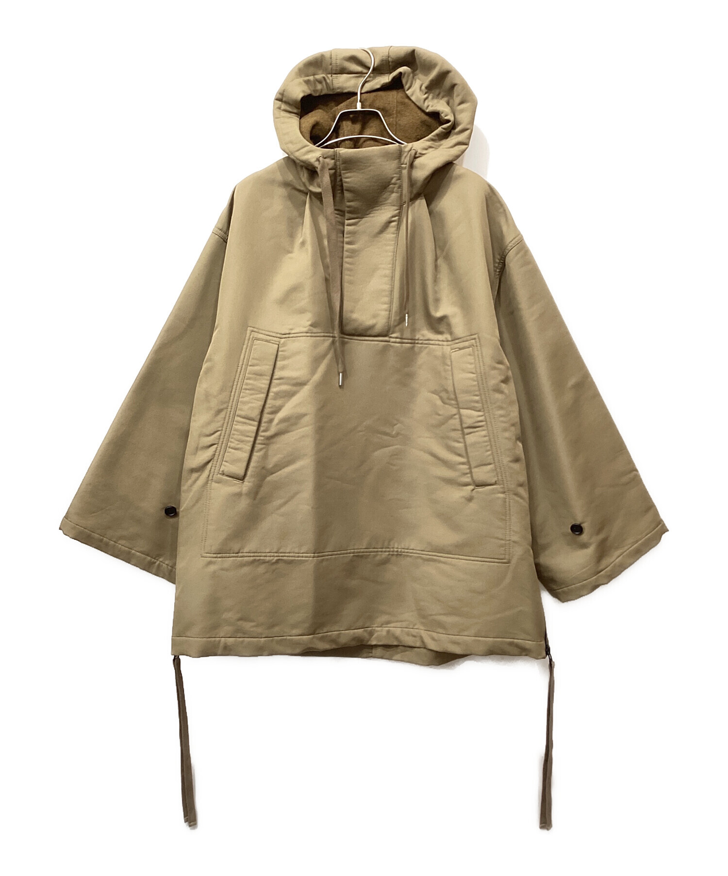 中古・古着通販】CLANE (クラネ) SIDE OPEN WIDE ANORAK ベージュ