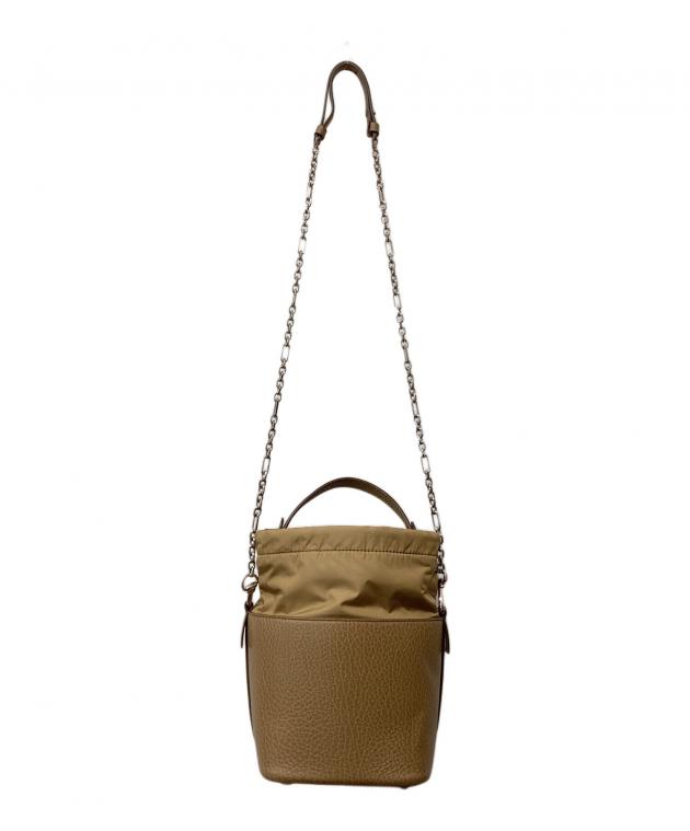 美品 Maison Margiela 11 メゾンマルジェラ フォンケース ショルダーバッグ カーキベージュ メンズ レディース 古着 中古 USED メゾンマルジェラ11 Maison Margiela 11 ラージ ショルダーバッグ