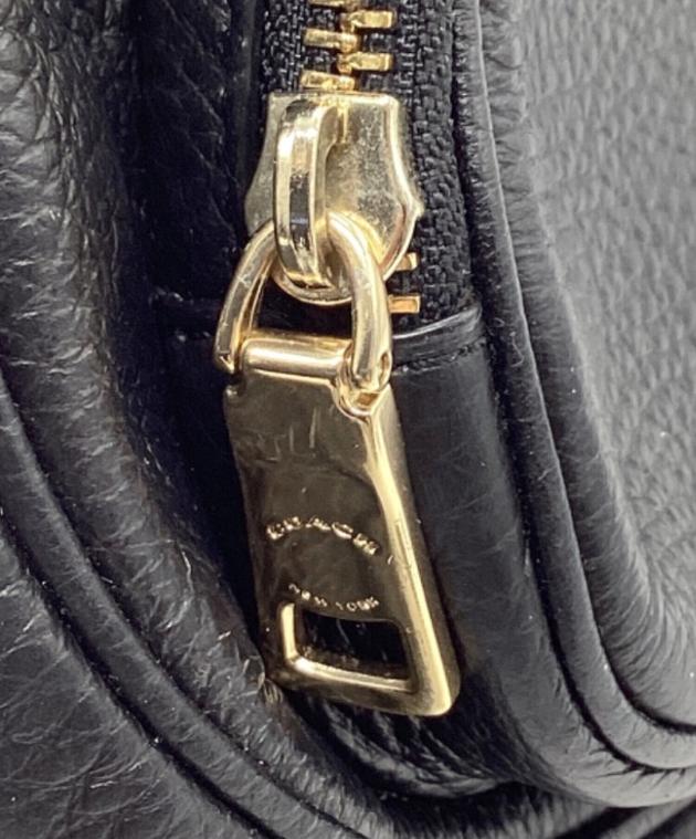 中古・古着通販】COACH (コーチ) ボディーバッグ ブラック×ゴールド