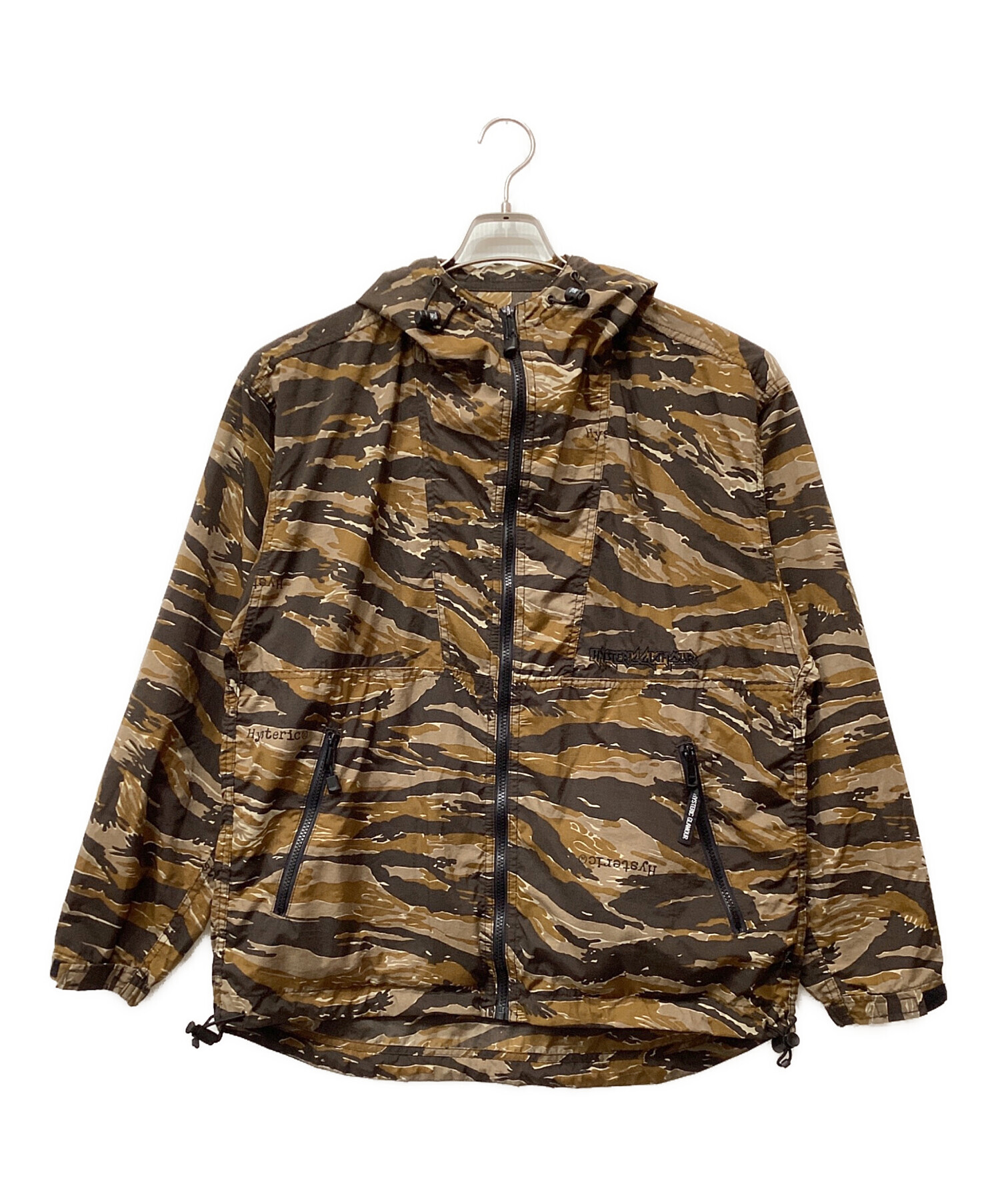【美品】HYSTERIC GLAMOUR ジップアップ ナイロンジャケット 中古・古着通販】Hysteric Glamour (ヒステリックグラマー) ナイロン