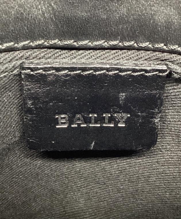 中古・古着通販】BALLY (バリー) レザーショルダーバッグ ブラック