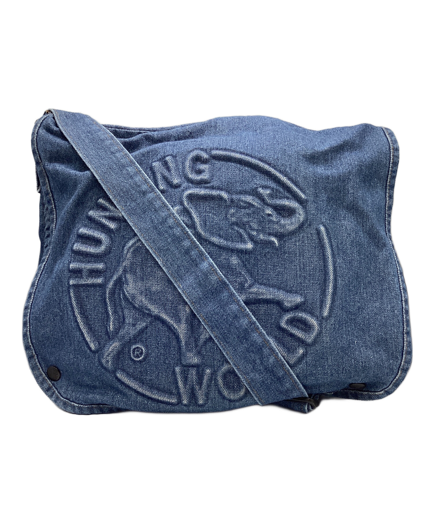 HUNTING WORLD ショルダーバッグ デニム 中古・古着通販】HUNTING WORLD (ハンティングワールド) デニムバッグ